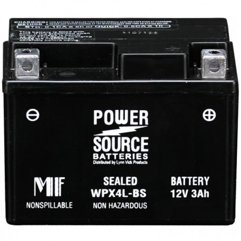 WPX4L-BS AGM Motorcycle Battery - YTX4L-BS