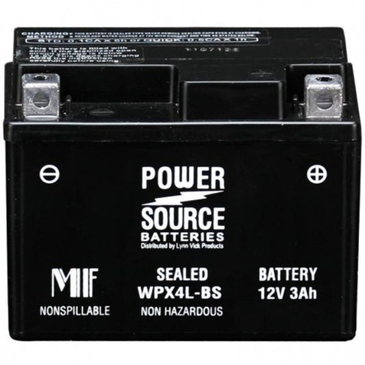 WPX4L-BS AGM Motorcycle Battery - YTX4L-BS
